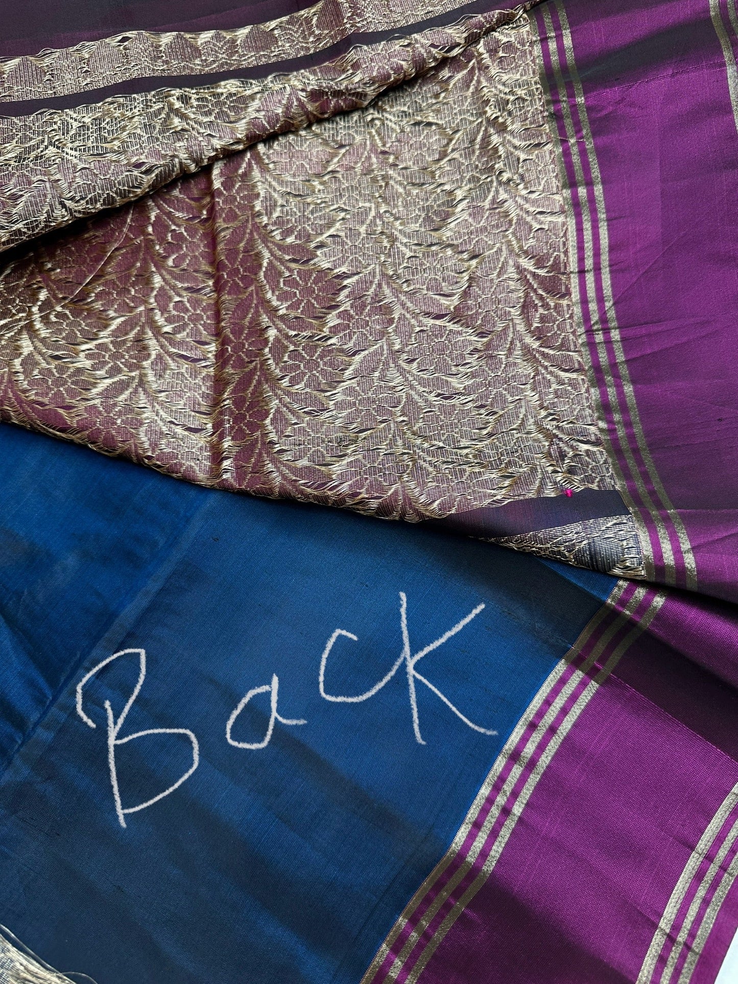 Peacock Blue Light Weight Kanchi Soft Silk  Saree