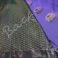 Purple Green  Light Weight Kanchi Vintage  Saree