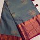 Blue Pink  Light Weight Kanchi Vintage  Saree