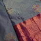 Blue Pink  Light Weight Kanchi Vintage  Saree