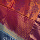 Blue Pink  Light Weight Kanchi Vintage  Saree