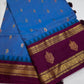 Blue Magenta Semi Gadwal Saree