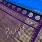 Blue Magenta Semi Gadwal Saree