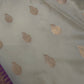 Cream Pink Semi Gadwal Saree