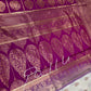 Cream Pink Semi Gadwal Saree