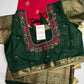 Pink Green Traditional Semi Gadwal Saree