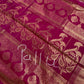 Blue Pink Traditional Semi Gadwal Saree