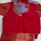 Lavender Pink Traditional Semi Gadwal Saree