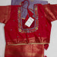 Lavender Pink Traditional Semi Gadwal Saree