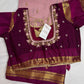 Pink Traditional Semi Gadwal Saree