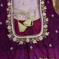 Pink Traditional Semi Gadwal Saree