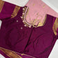 Pink Traditional Semi Gadwal Saree