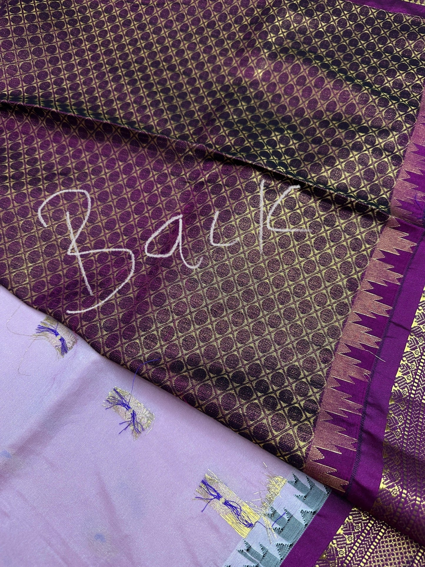 Pink Traditional Semi Gadwal Saree