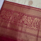 Cream Pink Semi Gadwal Saree