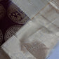 Brown Brocade Semi Kanchi Silk  Saree