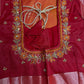 Orange Red Light Weight Kanchi Soft Silk  Saree