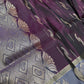 Purple lavender Light Weight Kanchi Soft Silk  Saree
