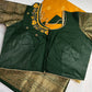 Yellow Green Traditional Semi Gadwal Saree