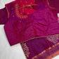 Pink Semi Uppada Silk Butta Saree