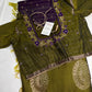 Purple Semi Uppada Silk Butta Saree