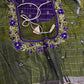Purple Semi Uppada Silk Butta Saree