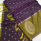Purple Semi Uppada Silk Butta Saree