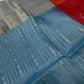 Uppada Semi Blue Pink Light Weight Saree