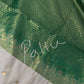Semi Gadwal Silk Cream Green Saree