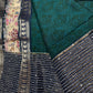 Pure Crepe Worli Green Saree