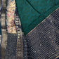 Pure Crepe Worli Green Saree