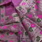 Pink Magenta Banarsi Silk Saree