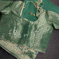 Green Banarsi Silk Saree