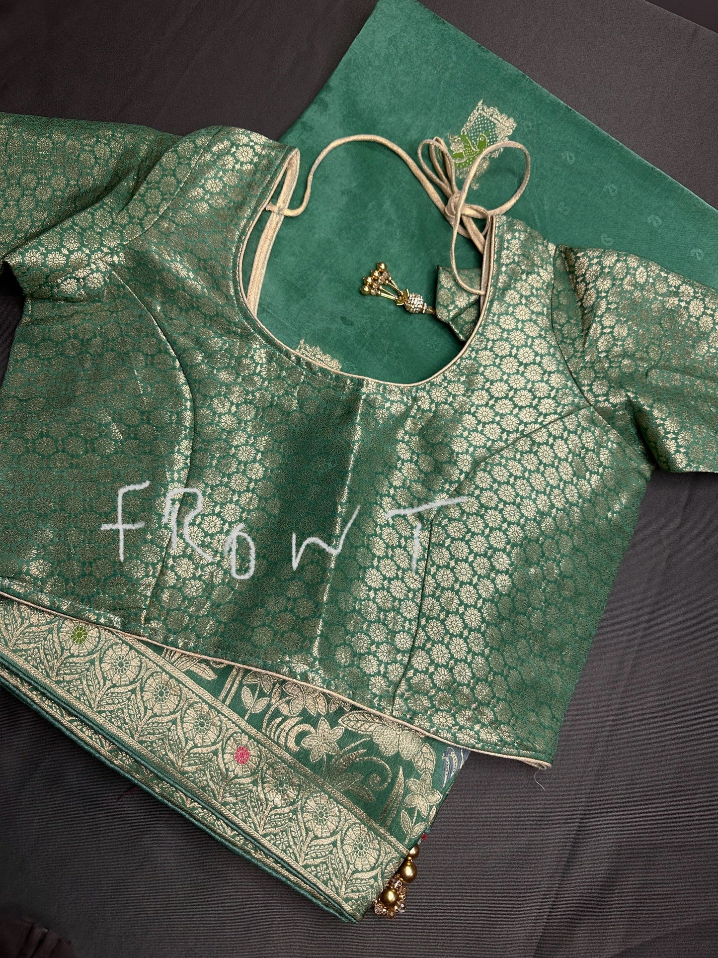 Green Banarsi Silk Saree