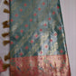 Semi Kanchi Pastel Silk Saree