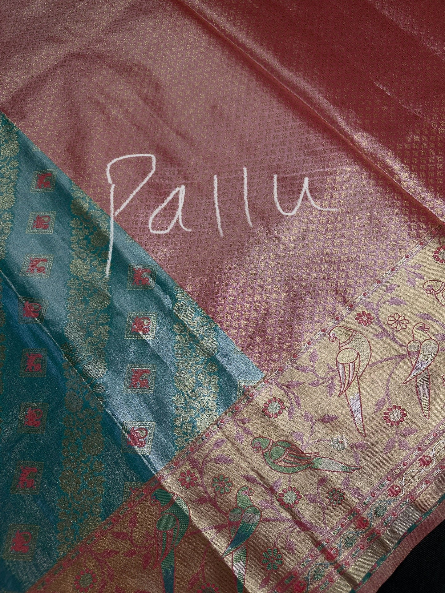 Semi Kanchi Pastel Silk Saree