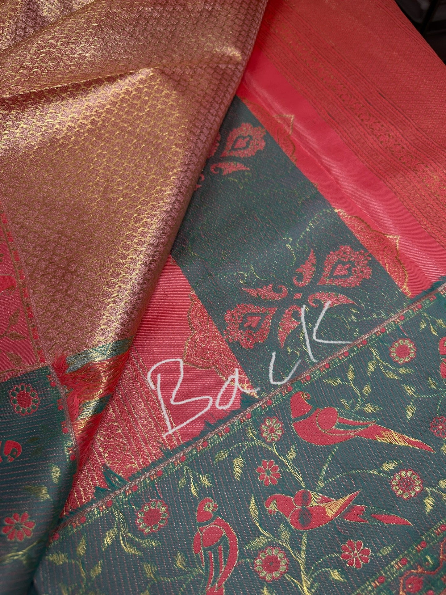 Semi Kanchi Pastel Silk Saree