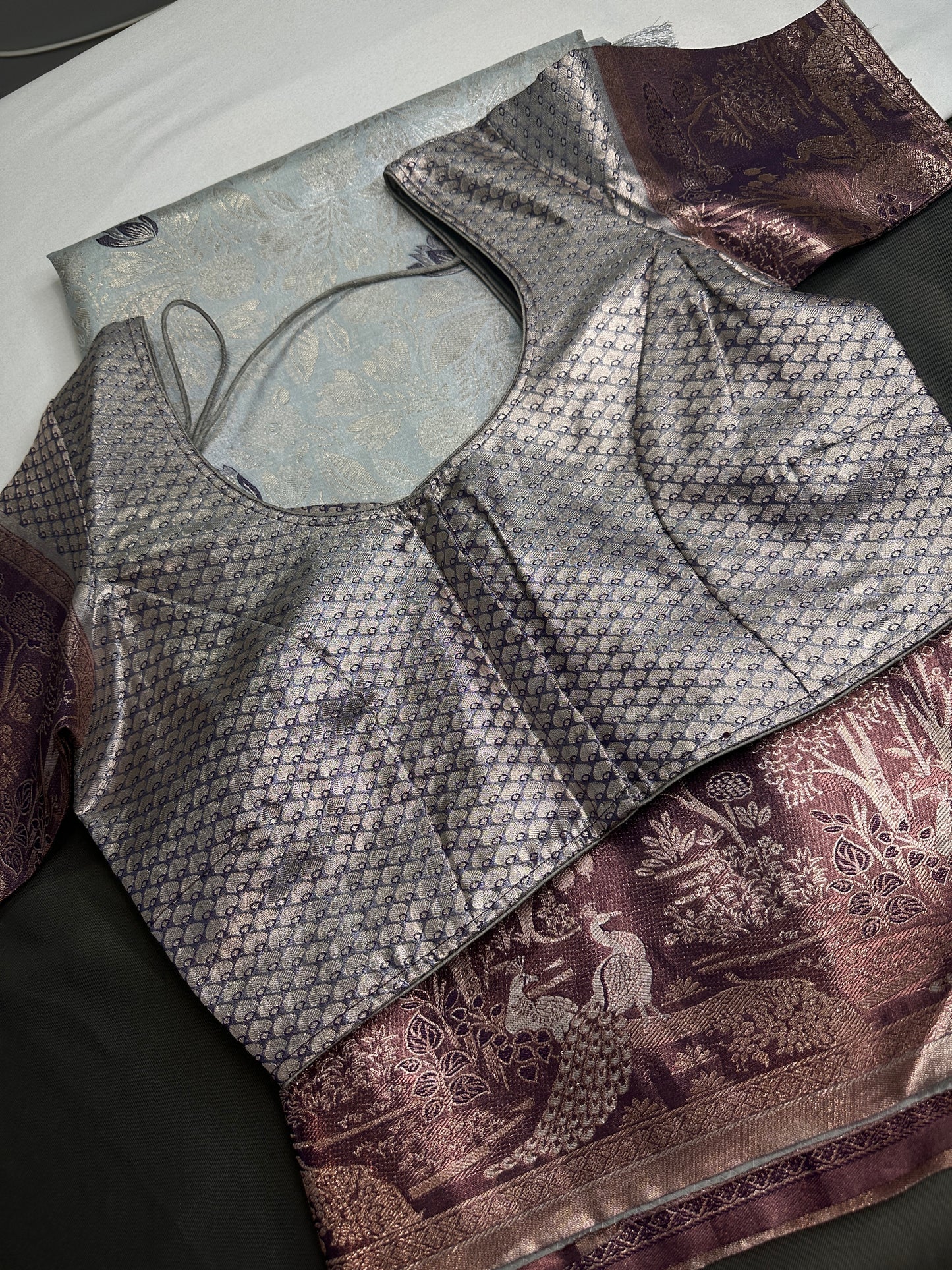 Semi Kanchi Pastel Silk Saree - 