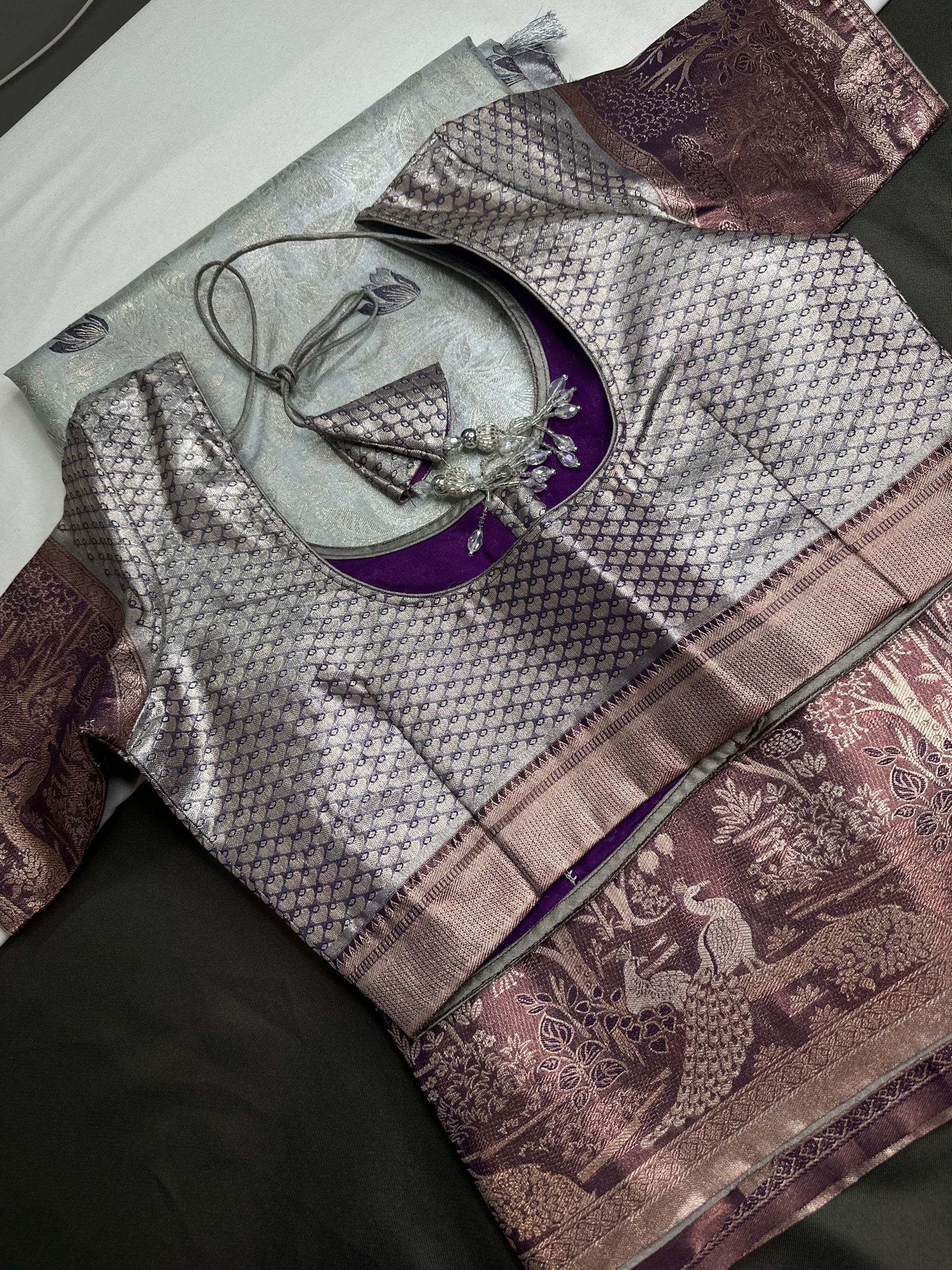 Semi Kanchi Pastel Silk Saree - 