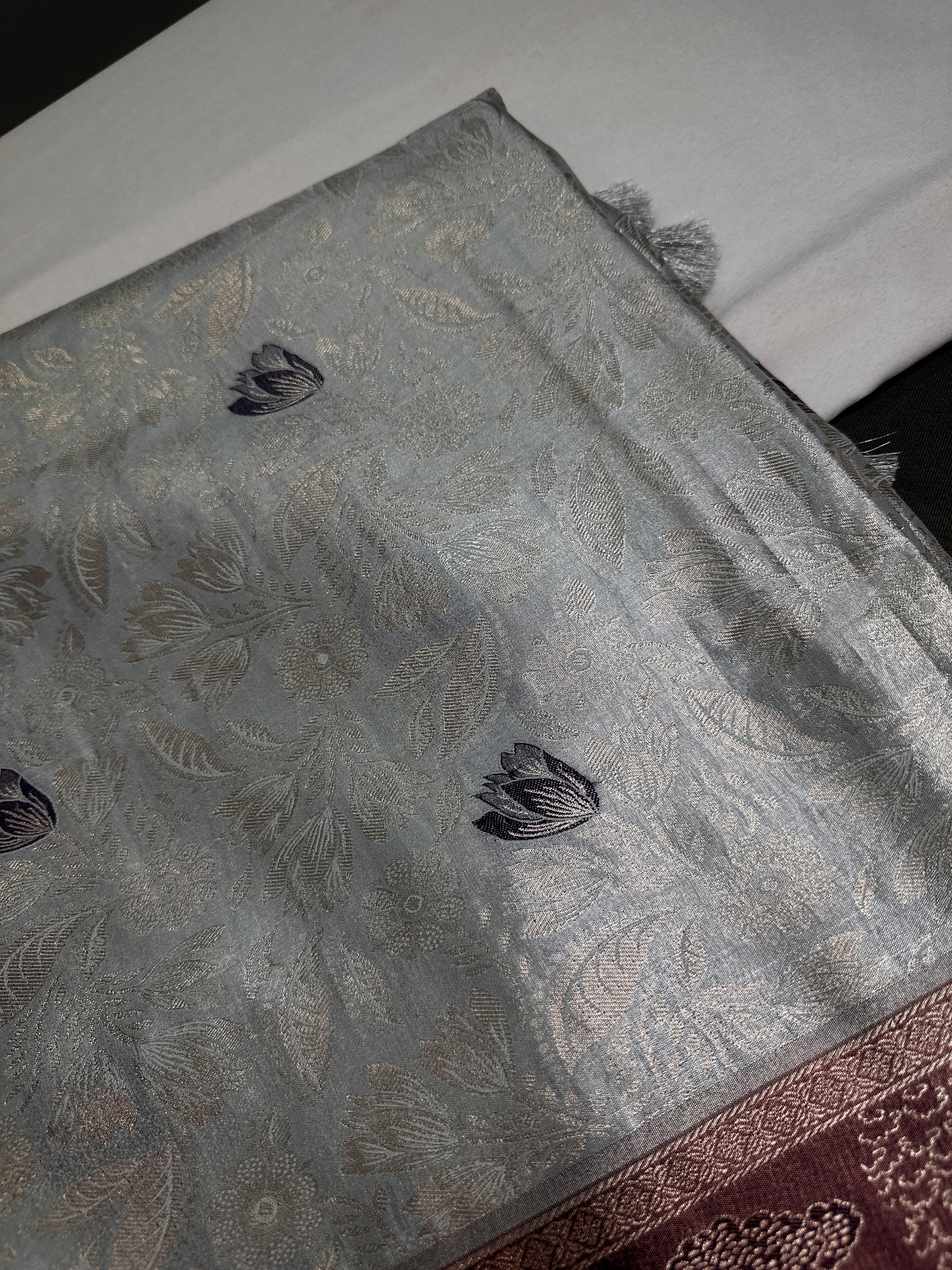 Semi Kanchi Pastel Silk Saree - 