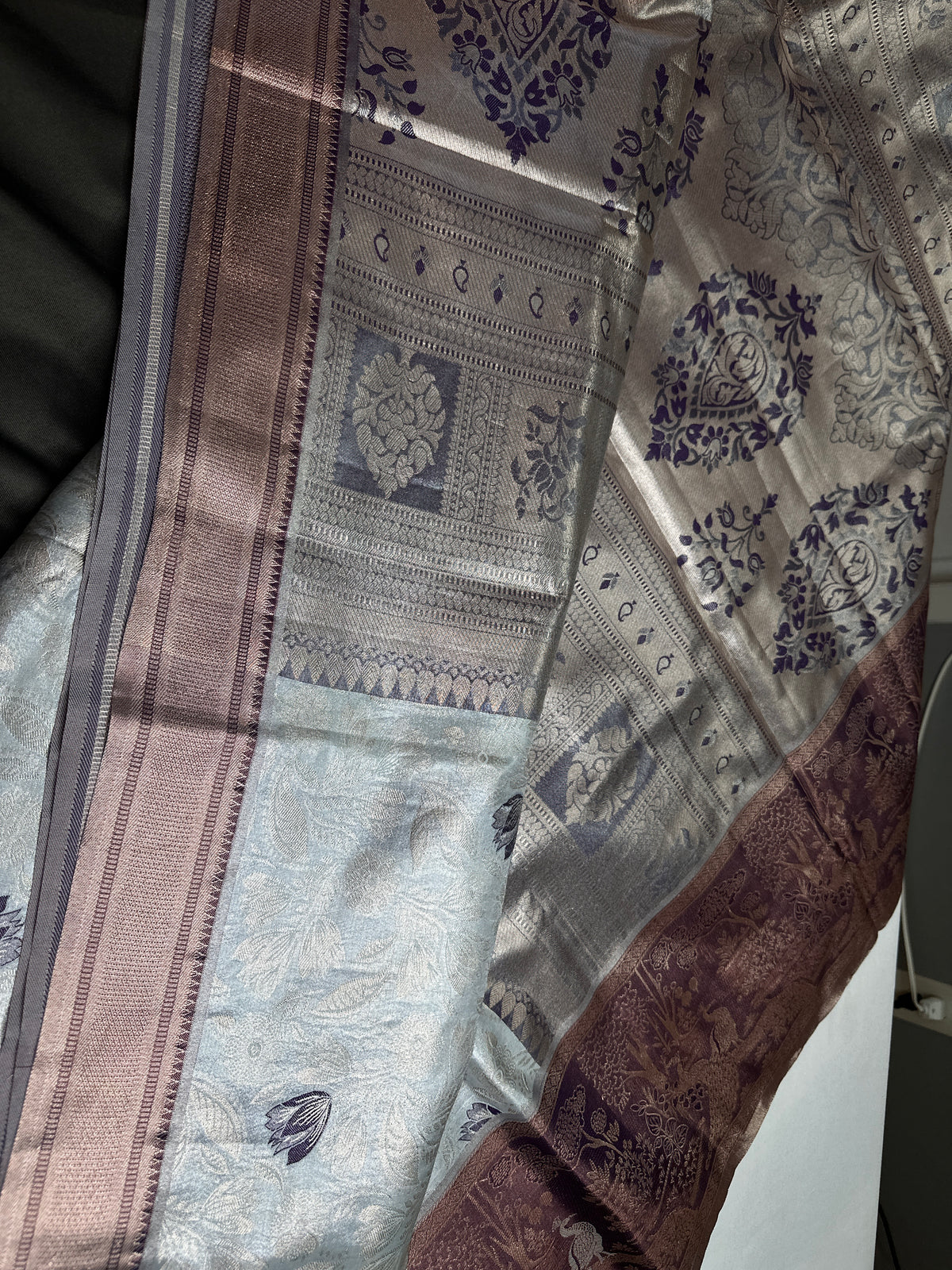 Semi Kanchi Pastel Silk Saree - 
