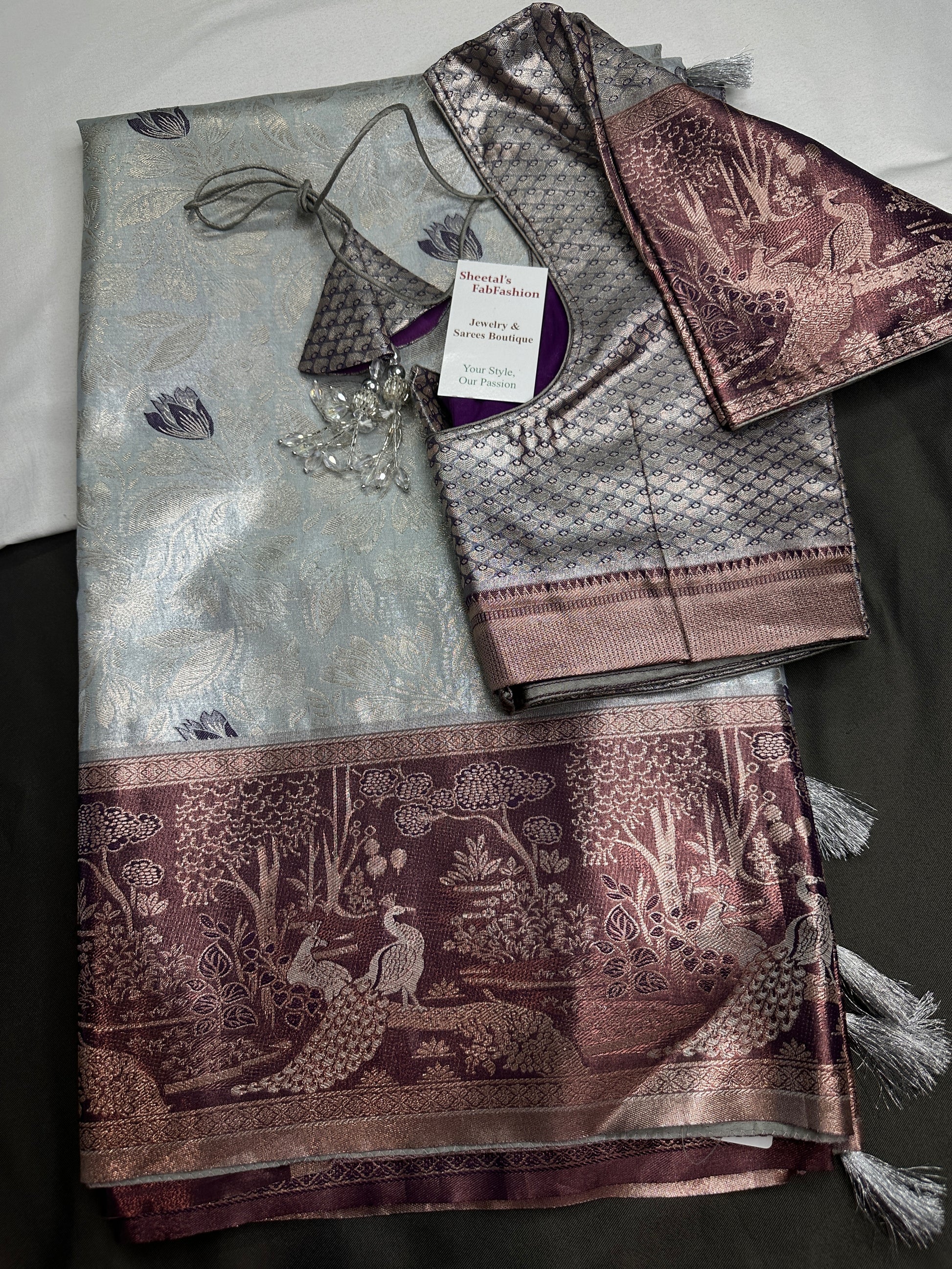 Semi Kanchi Pastel Silk Saree - 