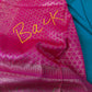 Semi Gadwal Silk Green Pink Saree