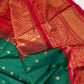 Semi Gadwal Silk Green Pink Saree