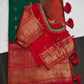 Semi Gadwal Silk Green Pink Saree
