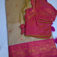 Paithani Silk Beigh Pink Saree - 