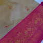 Paithani Silk Beigh Pink Saree - 
