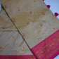 Paithani Silk Beigh Pink Saree - 