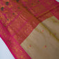 Paithani Silk Beigh Pink Saree - 