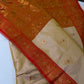 Paithani Silk Beige orange Saree - 