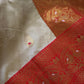 Paithani Silk Beige orange Saree - 